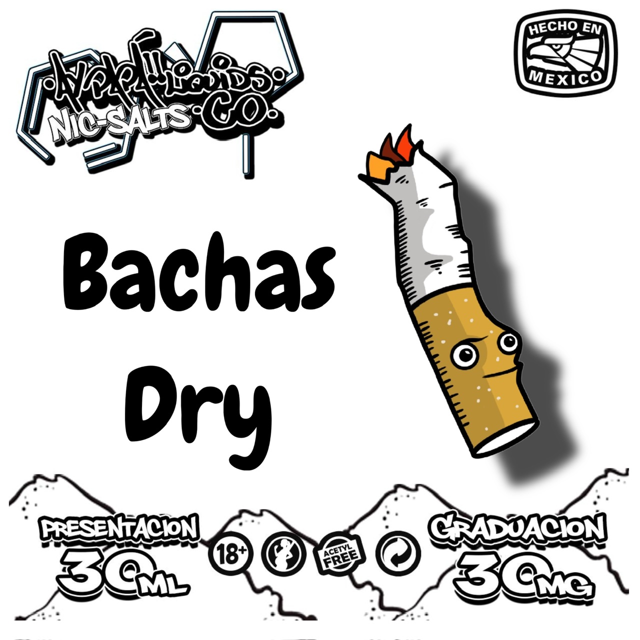 Bachas Dry Nicsalt