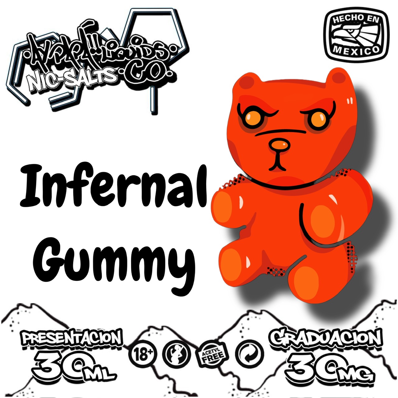 Infernal Gummy Nicsalt 